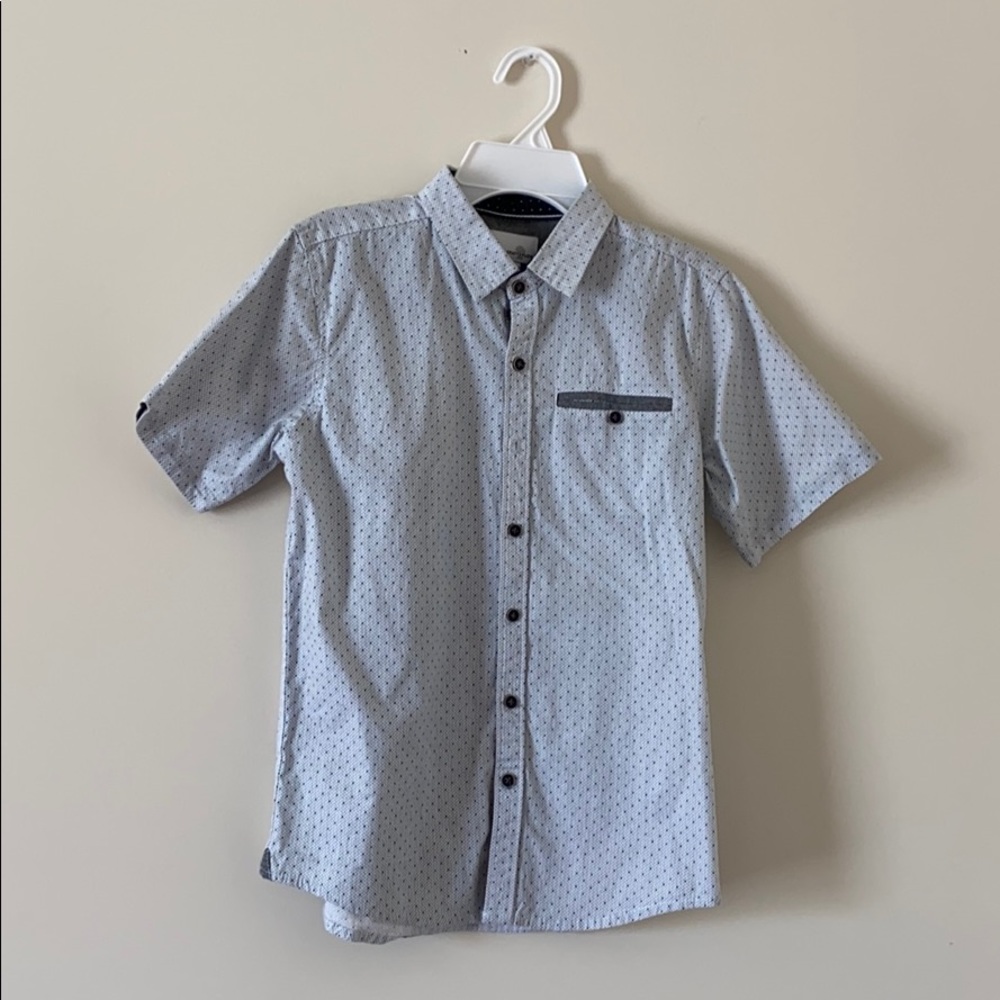 Craft + Flow Boy’s Short Sleeve Button Shirt SizeL